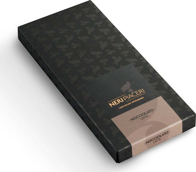 Tavoletta Nocciolata Al Latte 100gr Neri Piaceri Cioccolato Artigianale Alimentari e cura della casa/Snack dolci e salati/Cioccolata/Barrette/Tavolette Neri Piaceri - Cavezzo, Commerciovirtuoso.it