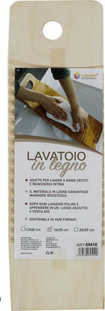 Tavoletta Rettangolare Legno Lavatoio Lavaggio A Mano Biancheria Viaggio 16x55cm Fai da te/Attrezzature per cucine e bagni/Dispositivi di lavanderia e pluriuso/Lavandini di lavanderia e pluriuso Trade Shop italia - Napoli, Commerciovirtuoso.it