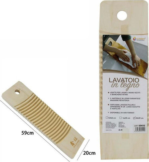 Tavoletta Rettangolare Legno Lavatoio Lavaggio A Mano Biancheria Viaggio 20x59cm Fai da te/Attrezzature per cucine e bagni/Dispositivi di lavanderia e pluriuso/Lavandini di lavanderia e pluriuso Trade Shop italia - Napoli, Commerciovirtuoso.it