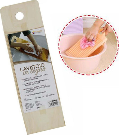 Tavoletta Rettangolare Legno Lavatoio Lavaggio A Mano Biancheria Viaggio 20x59cm Fai da te/Attrezzature per cucine e bagni/Dispositivi di lavanderia e pluriuso/Lavandini di lavanderia e pluriuso Trade Shop italia - Napoli, Commerciovirtuoso.it