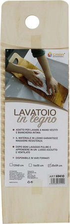 Tavoletta Rettangolare Legno Lavatoio Lavaggio A Mano Biancheria Viaggio 20x59cm Fai da te/Attrezzature per cucine e bagni/Dispositivi di lavanderia e pluriuso/Lavandini di lavanderia e pluriuso Trade Shop italia - Napoli, Commerciovirtuoso.it