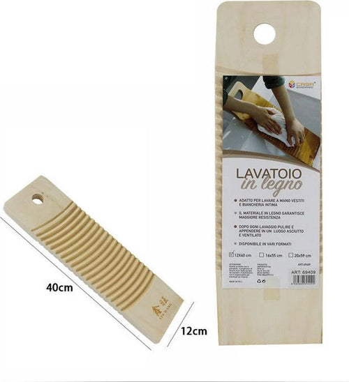 Tavoletta Rettangolare Legno Lavatoio Lavaggio A Mano Biancheria Viaggio 40x12cm Fai da te/Attrezzature per cucine e bagni/Dispositivi di lavanderia e pluriuso/Lavandini di lavanderia e pluriuso Trade Shop italia - Napoli, Commerciovirtuoso.it