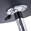 Tavolino-da-Bar-Cromato,-Tavolo-Rotondo-Regolabile-in-Altezza-con-Sistema-Lift-Up,-Piano-Rotondo-Girevole-360°-Φ63x67-93cm-JK902-0071LK9