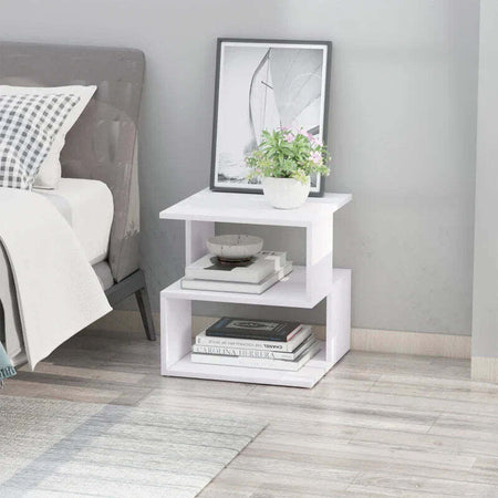 Tavolino-da-Caffè-2-Ripiani-Aperti-Design-Moderno-Salotto-Soggiorno-Legno-40x40x43cm-Bianco-HY6833-619WTHY6