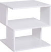 Tavolino-da-Caffè-2-Ripiani-Aperti-Design-Moderno-Salotto-Soggiorno-Legno-40x40x43cm-Bianco-HY6833-619WTHY6