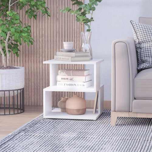 Tavolino-da-Caffè-2-Ripiani-Aperti-Design-Moderno-Salotto-Soggiorno-Legno-40x40x43cm-Bianco-HY6833-619WTHY6