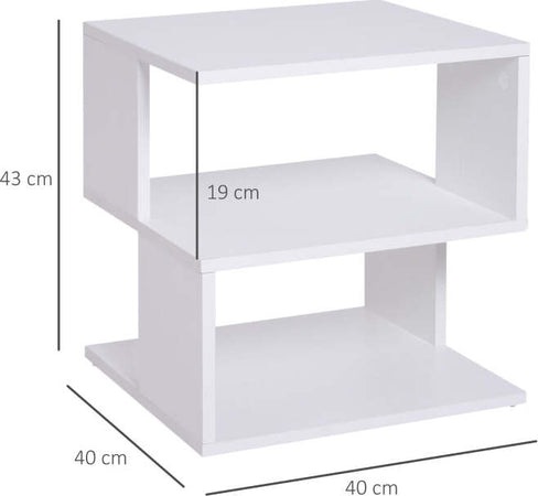 Tavolino-da-Caffè-2-Ripiani-Aperti-Design-Moderno-Salotto-Soggiorno-Legno-40x40x43cm-Bianco-HY6833-619WTHY6