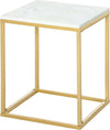 Tavolino-da-Caffè-per-Casa-e-Giardino-in-Metallo-con-Effetto-Marmo,-40x40x50cm,-Oro-PF584B-834GDPF5