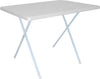 tavolino da campeggio pieghevole salvaspazio in pvc Bianco