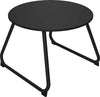 Tavolino-da-Esterni-Ø48x37-cm-in-Metallo-Nero-con-Piedini-Regolabili-KJ684G-311V00BKKJ6
