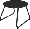 Tavolino-da-Esterni-Ø48x37-cm-in-Metallo-Nero-con-Piedini-Regolabili-KJ684G-311V00BKKJ6
