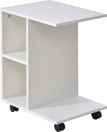 Tavolino-da-Salotto-bar-divano-caffè-basso-alto-contenitore-ruote-legno-moderno-soggiorno-con-2-Ripiani-Aperti-e-4-Ruote-Girevoli,-in-legno-,-45x35x58cm,-Bianco-F833-779WTA