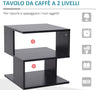 Tavolino-da-Salotto-Basso-a-3-Ripiani,-Tavolino-da-Caffè-in-Legno,-Arredamento-Moderno-Salvaspazio,-Nero,-40x40x43cm-KJ5833-619BKKJ5