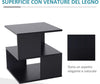 Tavolino-da-Salotto-Basso-a-3-Ripiani,-Tavolino-da-Caffè-in-Legno,-Arredamento-Moderno-Salvaspazio,-Nero,-40x40x43cm-KJ5833-619BKKJ5
