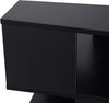 Tavolino-da-Salotto-Basso-a-3-Ripiani,-Tavolino-da-Caffè-in-Legno,-Arredamento-Moderno-Salvaspazio,-Nero,-40x40x43cm-KJ5833-619BKKJ5