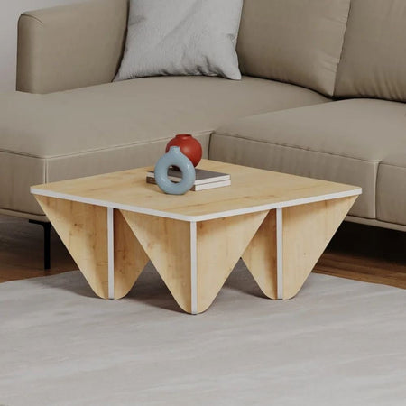 Tavolino da salotto Diamond quadrato rovere