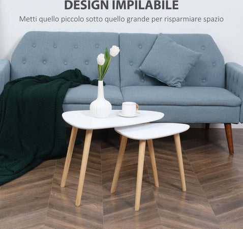 tavolino-da-salotto-divano-caffè-basso-contenitore-legno-moderno-soggiorno-Set-2-Tavolini-da-letto-Impilabili-con-Gambe-in-Legno-Bianco-F839-271A