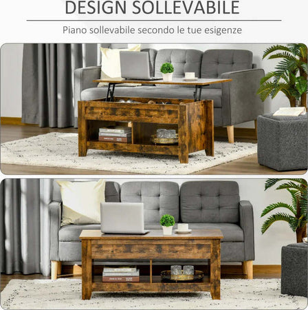 Tavolino-da-Salotto-in-Stile-Industriale-con-Vano-Contenitore-e-Piano-Sollevabile-in-Legno,-105x50x49cm,-Marrone-Rustico-TF9839-135CFTF9