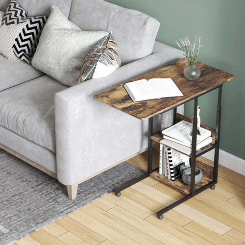 Tavolino-da-Salotto-Stile-Industriale,-Altezza-Regolabile-e-4-Ruote-con-Freno,-80x40x60-75cm-LO7839-290LO7