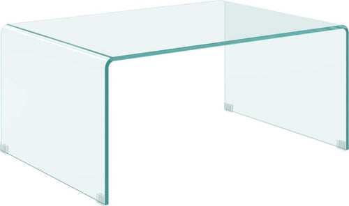 Tavolino fisso, in vetro trasparente, per arredamento interni Casa e cucina/Arredamento/Studio/Mobiletti e credenze/Credenze Decor Space - Altamura, Commerciovirtuoso.it