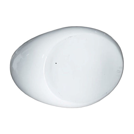 Tavolino Miranda con piano in vetro e struttura bianco lucido