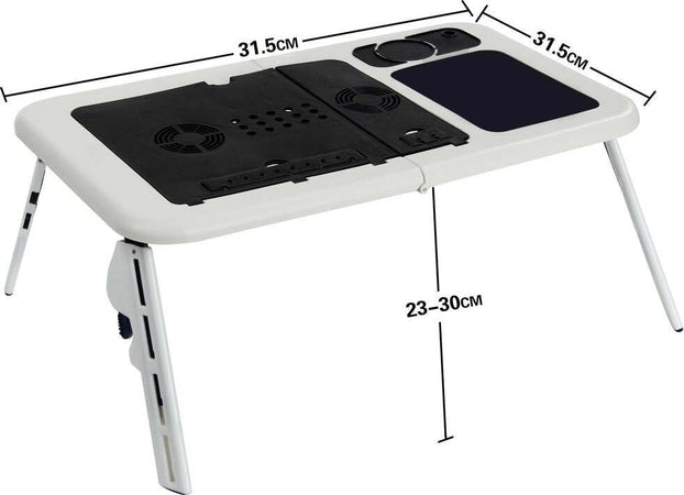TAVOLINO PC SUPPORTO PIEGHEVOLE NOTEBOOK COMPUTER TAVOLO BASE CON VENTOLE Elettronica/Informatica/Accessori/Accessori per PC portatili/Ventole e basi di raffreddamento esterno/Basi di raffreddamento Trade Shop italia - Napoli, Commerciovirtuoso.it