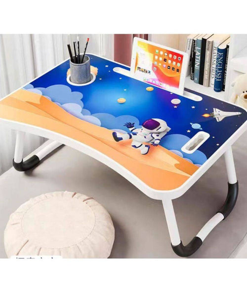 Tavolino Pieghevole Astronauta Supporto Pc Portatile Laptop Salvaspazio Casa