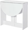 Tavolino-Pieghevole-Pranzo-Tavolo-Consolle-in-Legno-Salvaspazio-per-2-Persone,-Arredamento-Cucina-e-Soggiorno,-Bianco-TU2835-319TU2
