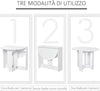 Tavolino-Pieghevole-Pranzo-Tavolo-Consolle-in-Legno-Salvaspazio-per-2-Persone,-Arredamento-Cucina-e-Soggiorno,-Bianco-TU2835-319TU2