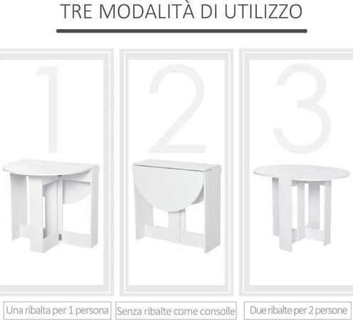 Tavolino-Pieghevole-Pranzo-Tavolo-Consolle-in-Legno-Salvaspazio-per-2-Persone,-Arredamento-Cucina-e-Soggiorno,-Bianco-TU2835-319TU2