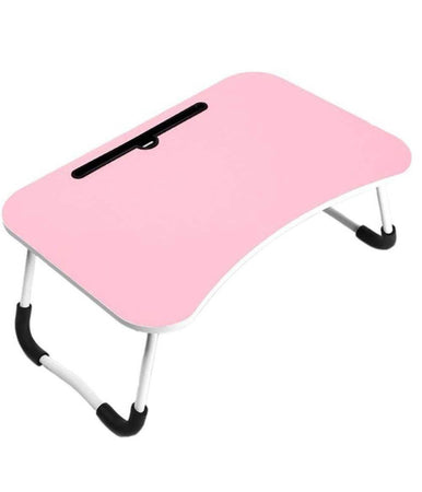 Tavolino Pieghevole Rosa Supporto Per Computer Portatile Laptop Salvaspazio Casa