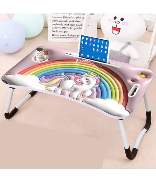 Tavolino Pieghevole Unicorno Supporto Computer Portatile Laptop Salvaspazio Casa