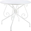 Tavolino tondo Etienne colorato in acciaio da giardino e bar per esterno Giardino e giardinaggio/Arredamento da giardino e accessori/Tavoli e tavolini/Tavoli standard Decor Space - Altamura, Commerciovirtuoso.it