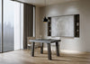 Tavolo-allungabile-90x130/390-cm-Bridge-telaio-Antracite-Itamoby