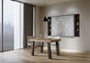 Tavolo-allungabile-90x130/390-cm-Bridge-telaio-Antracite-Itamoby