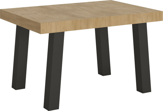 Tavolo-allungabile-90x130/390-cm-Bridge-telaio-Antracite-Itamoby