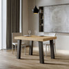 Tavolo-allungabile-90x130/390-cm-Bridge-telaio-Antracite-Itamoby