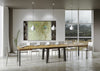 Tavolo-allungabile-90x130/390-cm-Bridge-telaio-Antracite-Itamoby