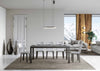Tavolo-allungabile-90x160/264-cm-Everyday-Evolution-telaio-Antracite