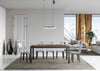 Tavolo-allungabile-90x160/264-cm-Everyday-Evolution-telaio-Antracite
