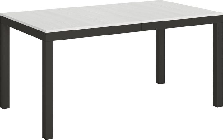 Tavolo-allungabile-90x160/264-cm-Everyday-Evolution-telaio-Antracite