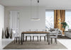 Tavolo-allungabile-90x160/264-cm-Everyday-Evolution-telaio-Antracite