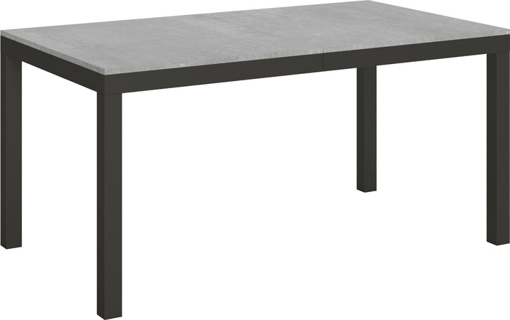 Tavolo-allungabile-90x160/264-cm-Everyday-Evolution-telaio-Antracite