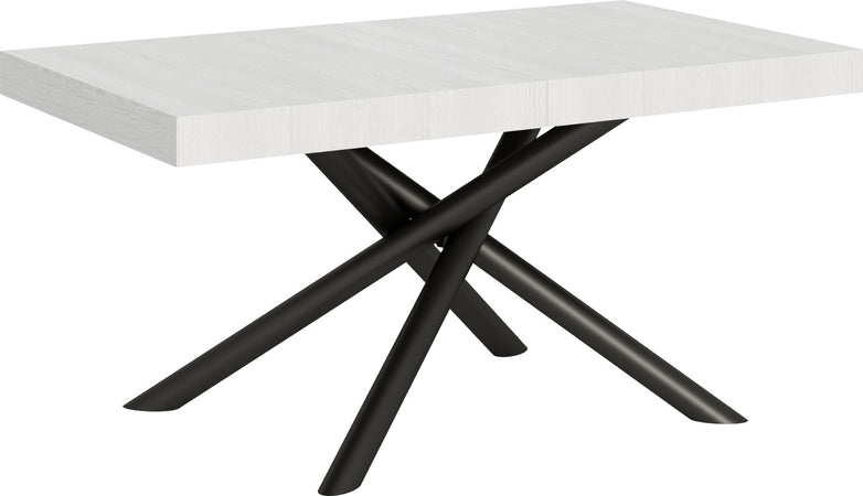 Tavolo-allungabile-90x160/420-cm-Famas-telaio-Antracite-Itamoby