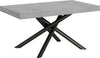 Tavolo-allungabile-90x160/420-cm-Famas-telaio-Antracite-Itamoby