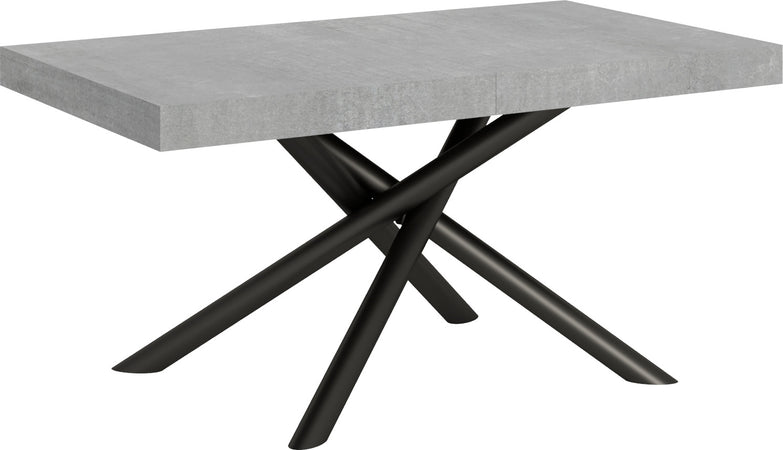 Tavolo-allungabile-90x160/420-cm-Famas-telaio-Antracite-Itamoby