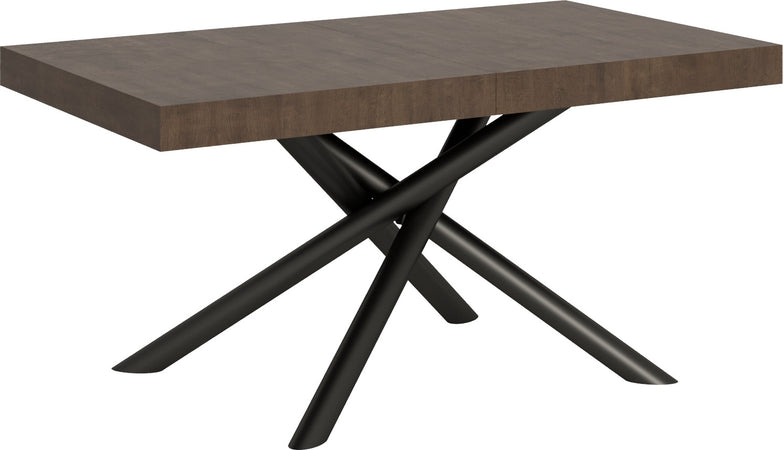 Tavolo-allungabile-90x160/420-cm-Famas-telaio-Antracite-Itamoby