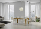 Tavolo-allungabile-90x160/420-cm-Flame-Evolution-telaio-Oro