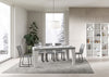 Tavolo-allungabile-90x180/284-cm-Naxy-Mix-piano-Bianco-Frassino---gambe-Noce-Itamoby