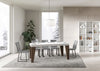 Tavolo-allungabile-90x180/284-cm-Naxy-Mix-piano-Bianco-Frassino---gambe-Noce-Itamoby